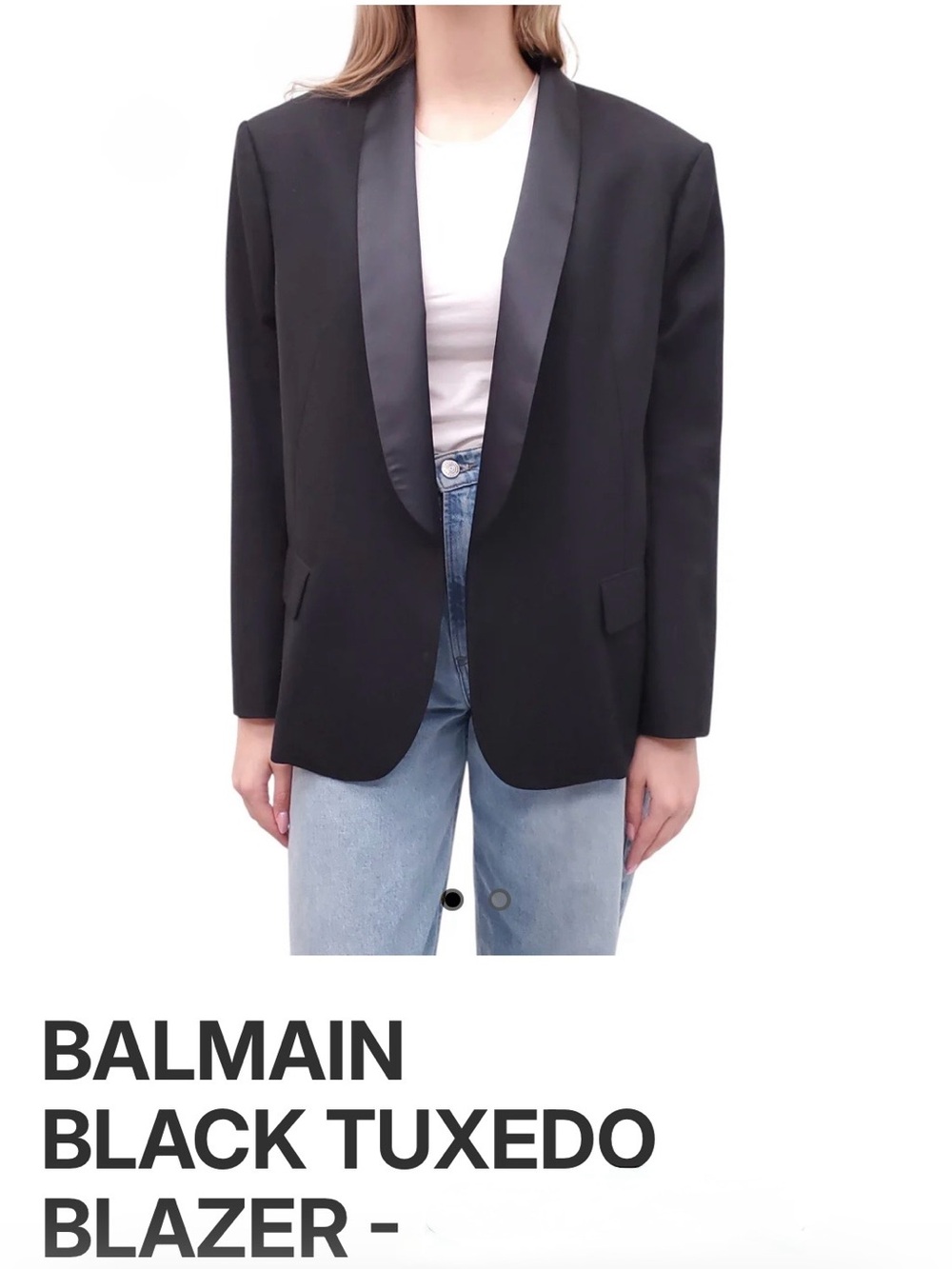 Balmain Tuxedo Blazer